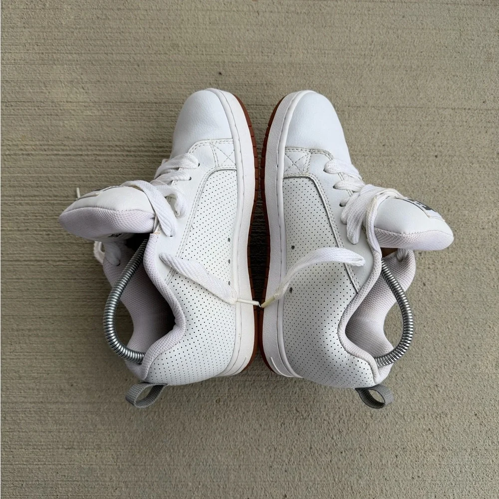 DC Court Graffik SE Skate Shoes 300927 White Gray Chunky Grunge Men’s Size 7 - Picture 7 of 12